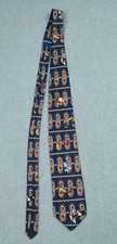 Vtg 1995 Looney Tunes Mania Neck Tie Marvin Taz Bugs Bunny Daffy Duck Paisley