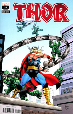 Thor #21 Creees Lee Classic Homage Variant Cover Marvel Donny Cates  