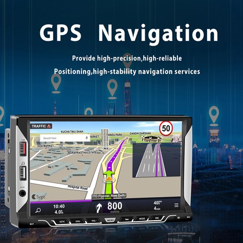32G 7" Doble 2DIN Android 13 Pantalla Táctil Bluetooth Coche Estéreo Radio GPS WIFI - Imagen 9 de 20