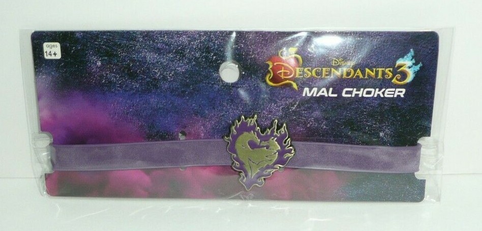Disney Descendants Mal Choker Necklace Child's Cosplay Costume Dragon Heart Kids