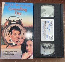 1993 GROUNDHOG DAY BILL MURRAY VHS SLIP SLEEVE   