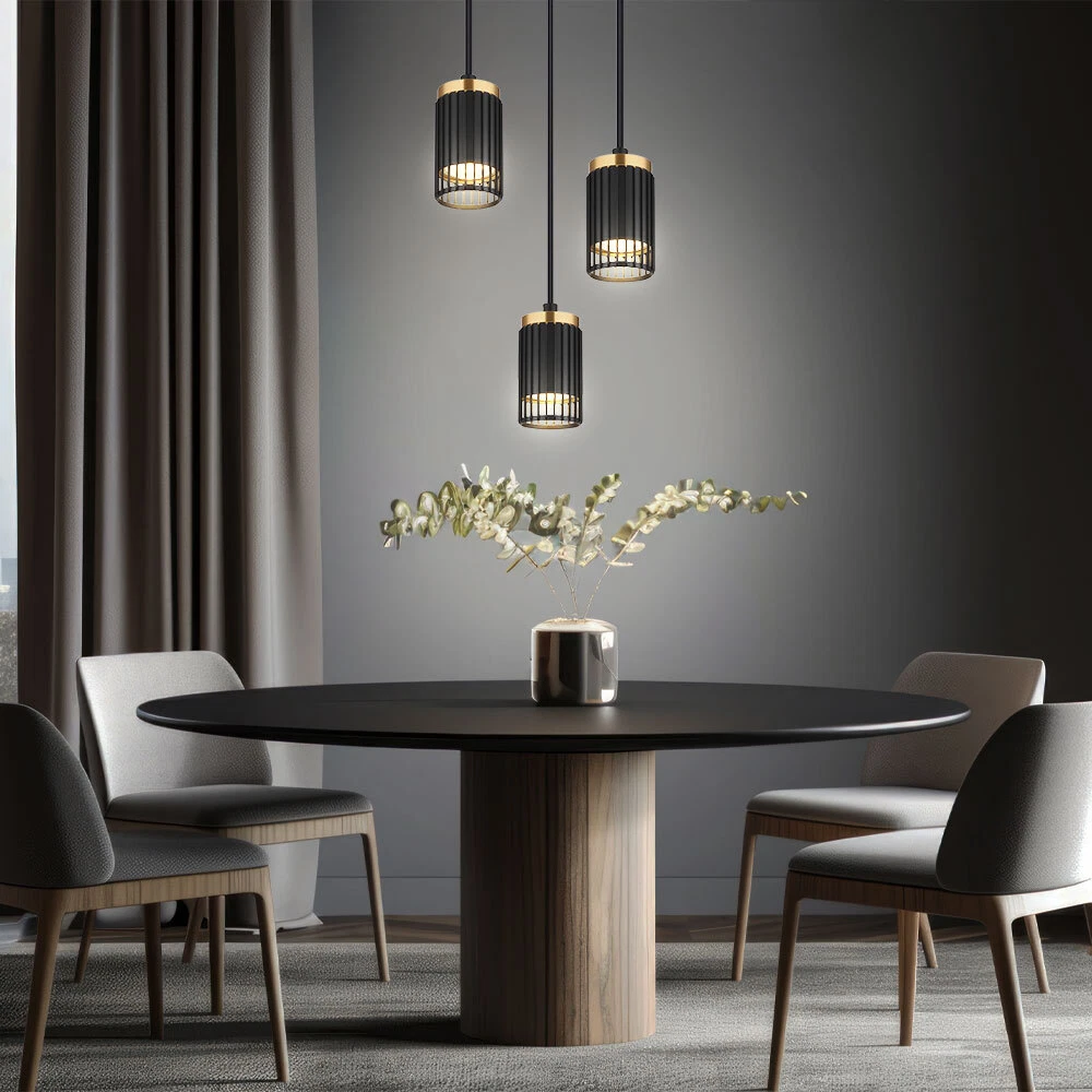 Lampada A Sospensione In Legno E Metallo Stile Industrial - Paralume Bianco E27 - Per Sala E Cucina