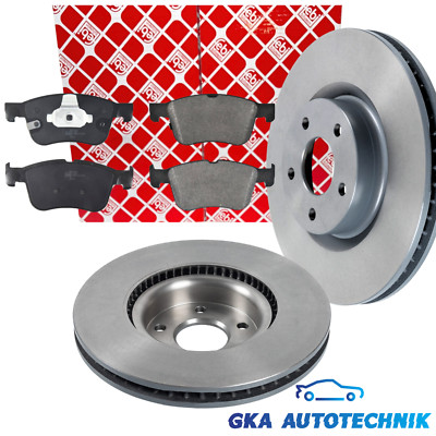 Febi Bremsscheiben Ø308mm + Bremsbeläge Set vorne passend für Ford Focus 4 HN HP
