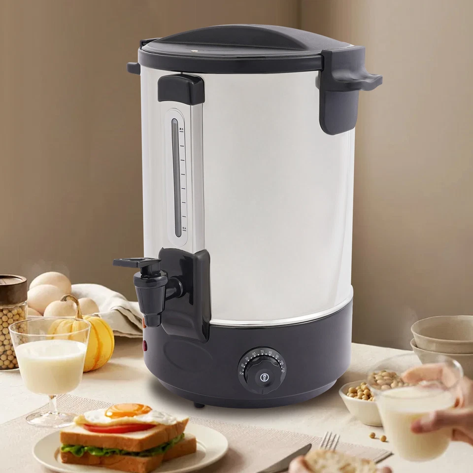 Cafetera comercial 1800 W acero inoxidable dispensador de café caliente restaurante EE. UU. Foto 4 de 4