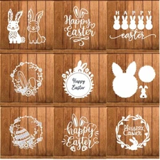 Happy Easter Metal Cutting Dies Stencils DIY Scrapbooking Embossing Craft Cards