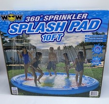 WOW 360 Degree Summer Sprinkler And Wading Pool Splash Pad Giant 10Ft Diameter