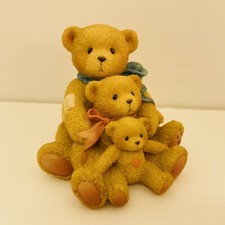 1991 Cherished Teddies Theodore Samantha and Tyler 950505 3 Bears Sitting