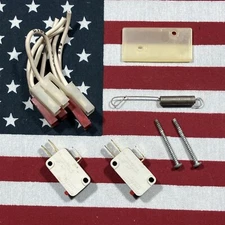 Dixie-Narco Cherry Elect. E33 Micro Switch Set W/Spring & Parts USA! Fast Ship!