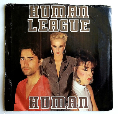 HUMAN LEAGUE - I'm Only Human 45 RPM Vinyl Record AM-2861 PICTURE