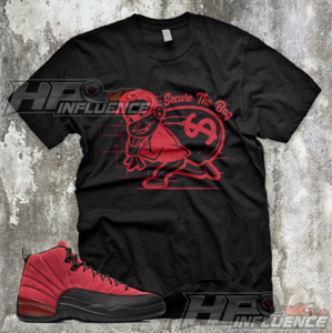 red jordan 12 shirt