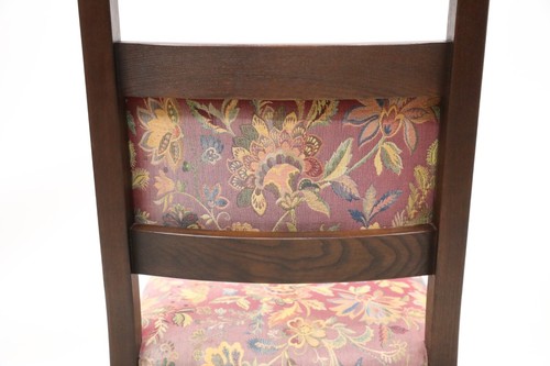 6 Old Charm Dining Chairs Tudor Brown Studded Upholstery FREE UK Delivery - Picture 19 of 19