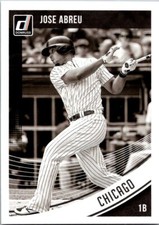 2018 Donruss Baseball #86 Jose Abreu - Black & White Variation  White Sox