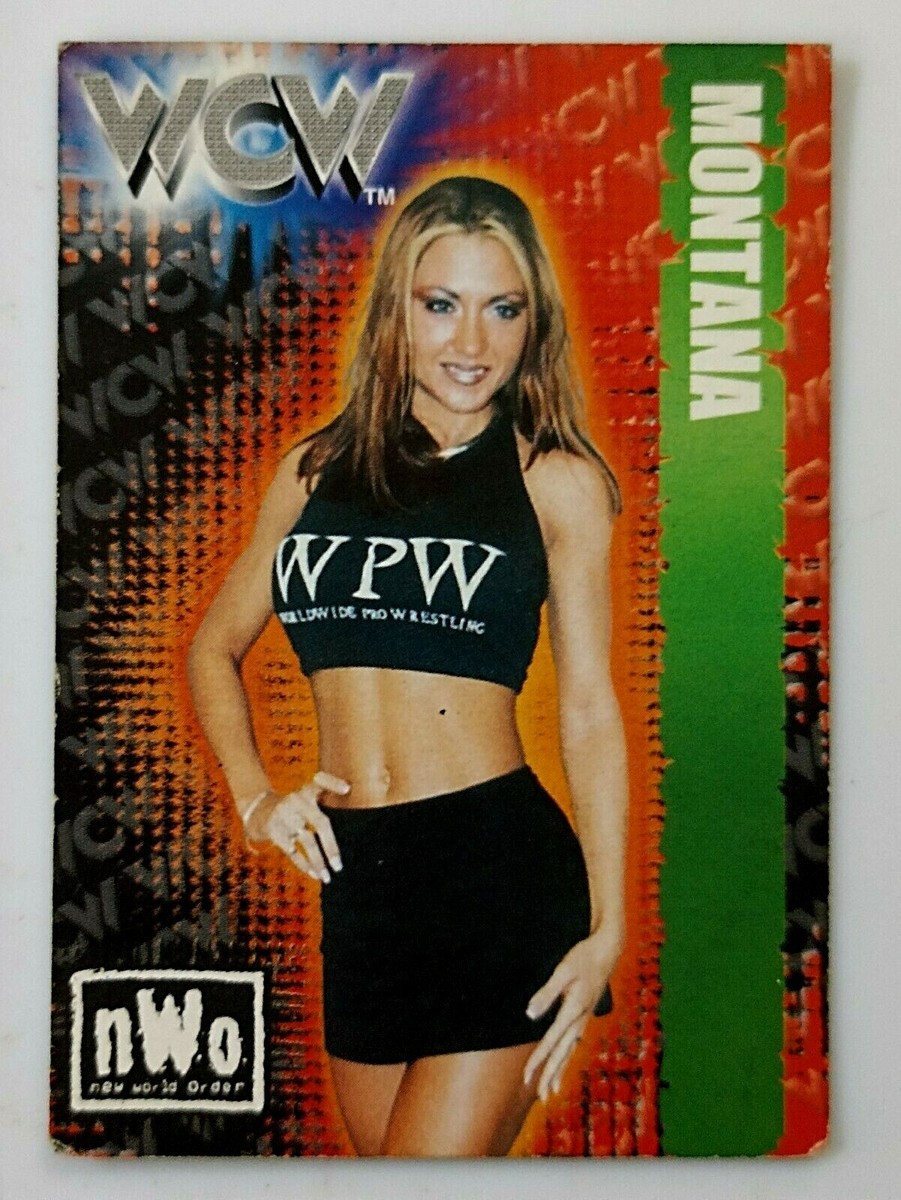 1999 WCW #107 MONTANA TCG Wrestling Trading Card Rare PERU Edition