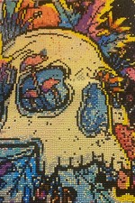 Hand-Crafted, Dynamic, Skull Diamond Painting