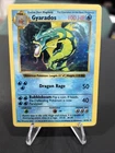 Pokemon Gyarados 6/102 Base Set Holo Rare 1999 WOTC Vintage Card Swirl