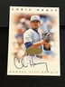 CHRIS HANEY auto 1996 Leaf Signature Series GOLD Royals