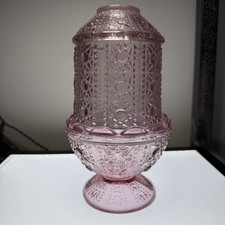 Park Hill Import Fairy Lamp Pink Stars And Bars Design