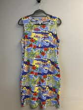 Sunsets & Sweet Tea Anywhere Dress Size Medium Pockets Beachy Tropical Cruize
