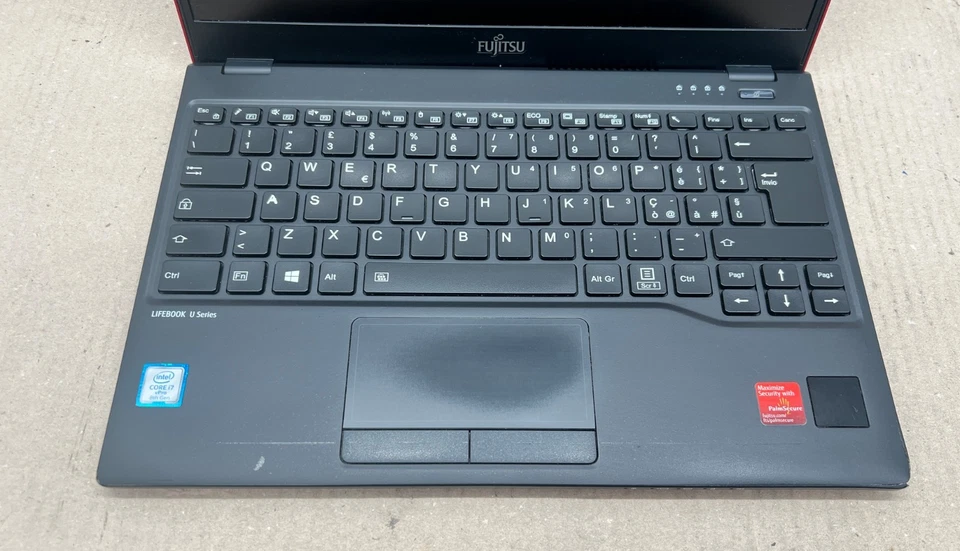 Notebook Fujitsu U939 13" Cpu i7-8665u Ram 8gb  SSD 120gb TOUCHSCREEN  GRADO B - Immagine 3 di 4