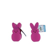 Peeps Pink Bubble Bunny Marshmallow Scented Bubble Solution Set of 2 3oz Each