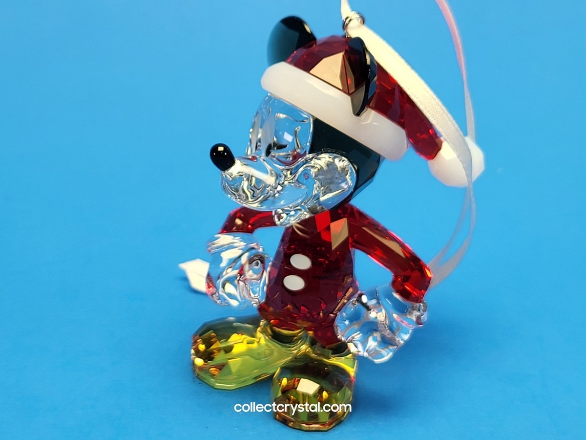 Swarovski Disney Mickey Mouse Santa Ornament MIB # 5004690 | eBay
