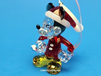 Swarovski Disney Mickey Mouse Santa Ornament MIB # 5004690 | eBay