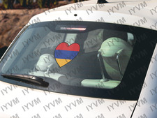 Armenia Flag Heart Sticker Decal