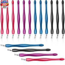 Cuticle Pusher Cuticle Trimmer Professional V Shaped Cuticle Remover Manicure...
