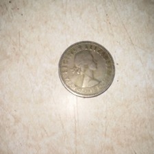 England 1960 Two Shillings Florin Coin Copper-Nickel Uncertified British Monarch