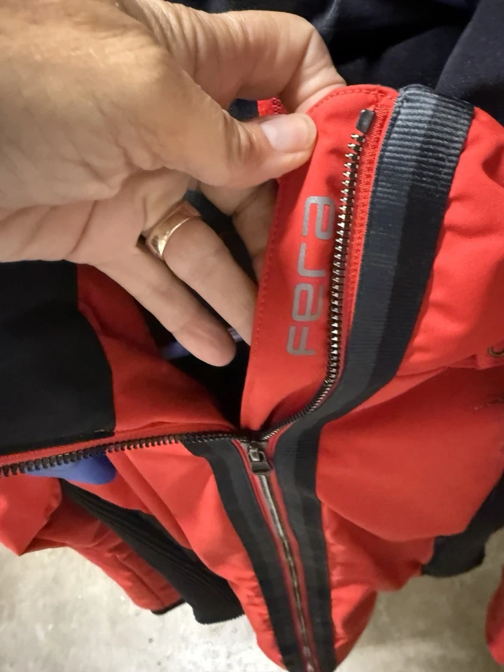 Chaqueta de esquí para mujer roja FERA Danielle talla 10 Foto 2 de 4