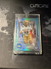 2025 Bowman University Chrome - Pierce Clarkson #156 Aqua Refractor /325 1st