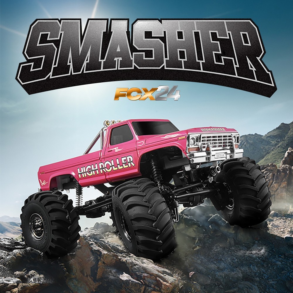 FMS 1:24 FCX24 Smasher V2 Monster Truck High Roller RTR 4WD