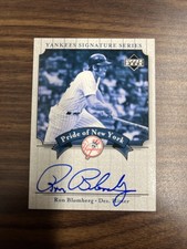 2003 Upper Deck Yankees Signature Series - Pride of New York Autographs Blomberg