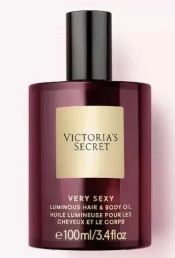 Victoria's Secret VERY SEXY Luminous Hair & Body Oil Massage 3.4oz 100ml NeW