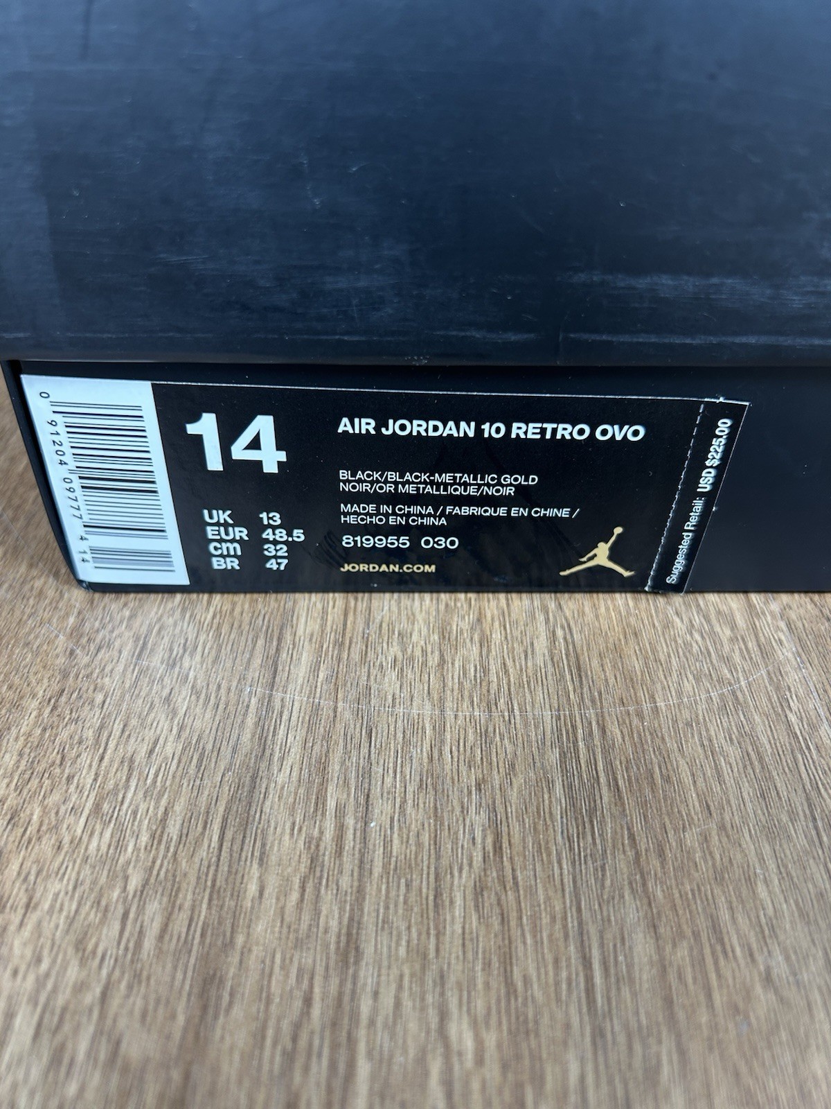 Size 14 - OVO x Air Jordan 10 Retro Black image 6