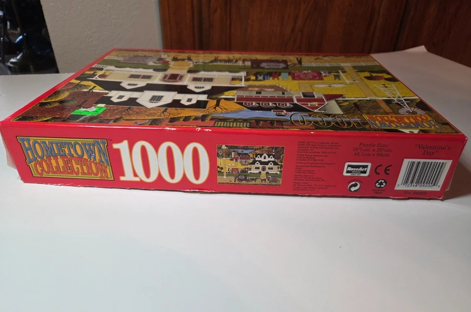 2 Hometown Collection Jigsaw Puzzle 1000 Piece Valentine's Day Harvest at Misson - Image 4 of 4