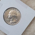 1964 D Washington Quarter Uncirculated Silver 25C Coin Denver Mint