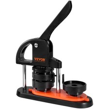 Button Maker Machine, 2.28 inch/58mm Pin Maker with 100pcs Button Parts, E