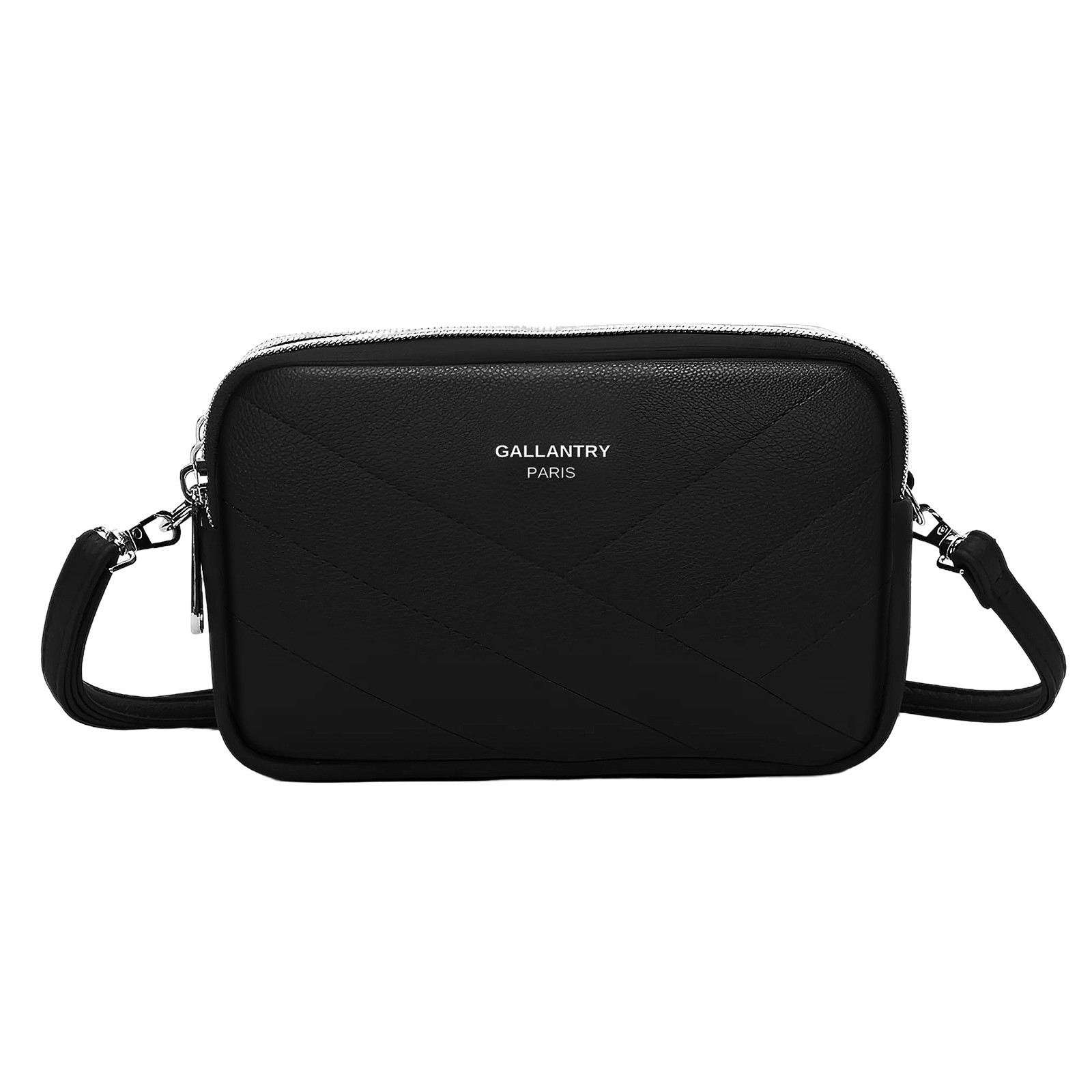 Sac à bandoulière noir Gallantry pour organiser vos essentiels avec élégance