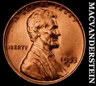 1953-D Lincoln Wheat Cent - Choice Gem Brilliant Unc  No Reserve  #J8306