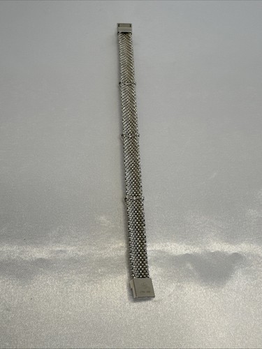 Italian .925 Silver Women’s Marquette Cut Bracelet W/ Multifaceted Like Diamond - Picture 6 of 7
