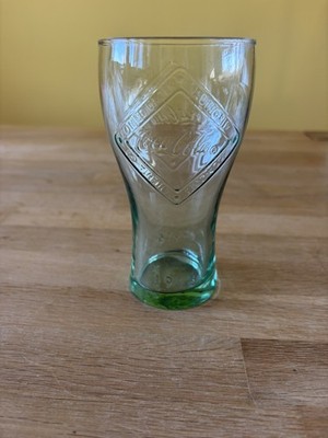 Coca Cola Glas H:14,3cm DM:7,4cm 1916 leicht grünlich top