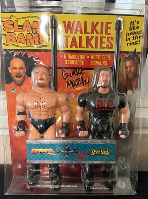 WCW Slam Bam Walkie Talkies Goldberg vs Kevin Nash Grudge Match NIB