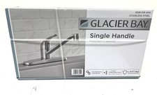 Glacier Bay Single Handle Standard Kitchen Faucet in Stainless Steel New
