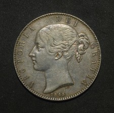 VICTORIA. 1845 CROWN. VERY NICE