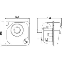Mahle CRT 28 000S AusgleichsbehäLter KüHlmittel FüR Volvo C70 850 S70 855 854
