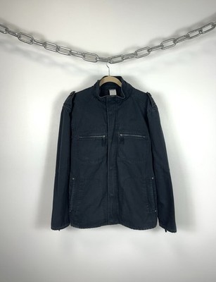 Vintage Nike Y2K Multipocket Hype Swoosh Engineered Biker Light Jacket Size L