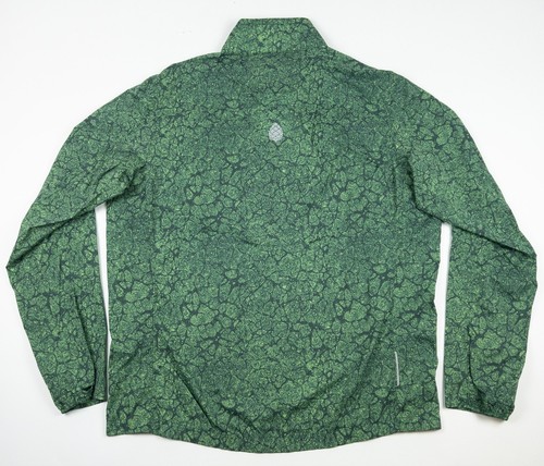 Stio Windbreaker Jacket Men's XL Half-Zip Pullover Green Wild Lettuce Texture - Picture 4 of 16
