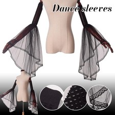 Sheer Arm Sleeves for Dance Performances Stylish Accessory for Costumes Parties.