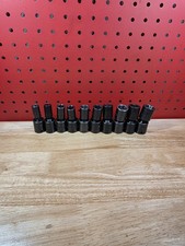 Mac Tools Xupd6 Nice 10-19mm 10-piece 6-pt 38 Drive Swivel Impact Socket Set
